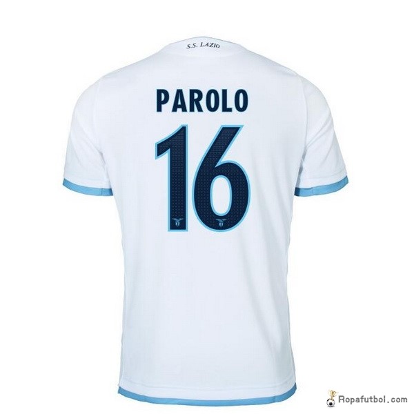 Camiseta Lazio Replica Tercera Ropa Parolo 2016/17 Blanco